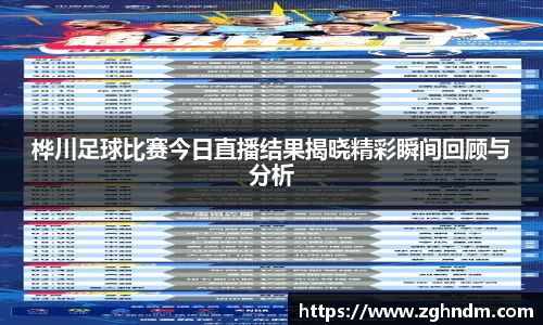 桦川足球比赛今日直播结果揭晓精彩瞬间回顾与分析