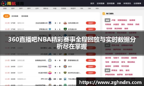 360直播吧NBA精彩赛事全程回放与实时数据分析尽在掌握